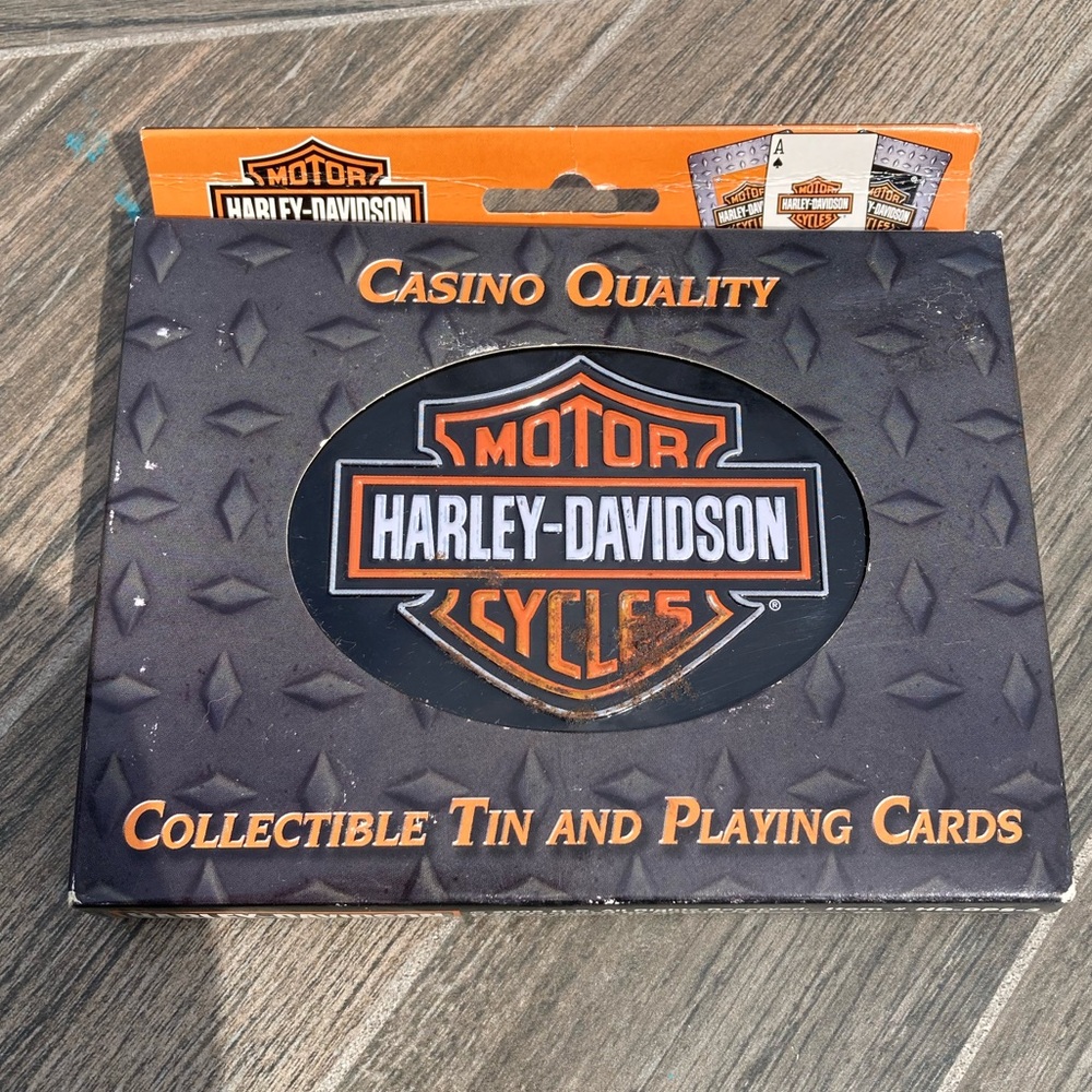 NIB Harley-Davidson playing cards